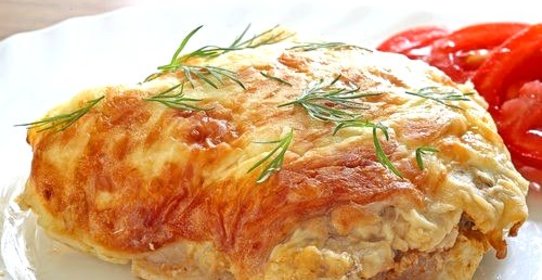 Отбивные с помидорами