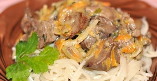 Поджарка из печени