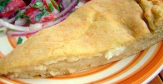 Пирог с рассольными сырами Ленивый хачапури
