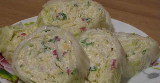 Новогодние диетические рулетики