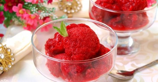 Клубничный сорбет