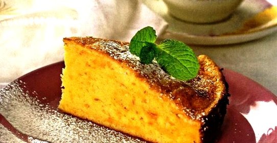 Апельсиново-миндальный пирог