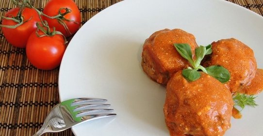 Тефтели из говядины с рисом