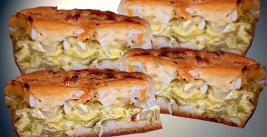 Капустный пирог в мультиварке