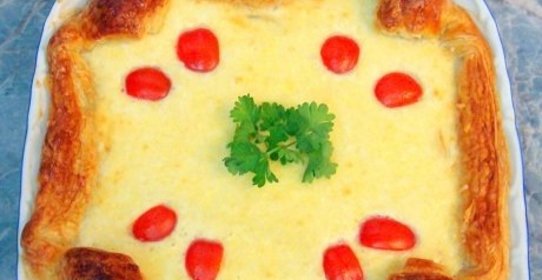 Яблочно-луковый пирог