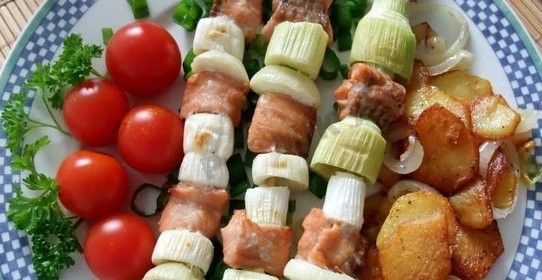 Шашлык из лосося