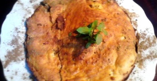 Банановый пирог с мороженным