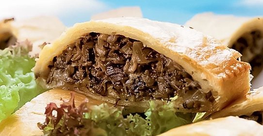 Грибной штрудель