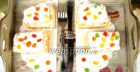 Морковные пирожные со сливками