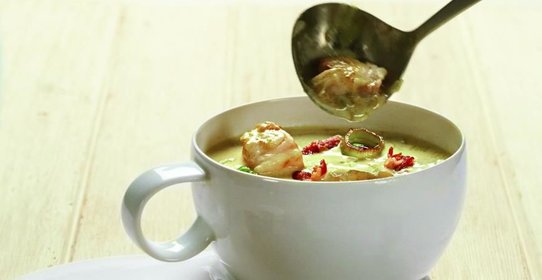 Сливочный суп из морского черта