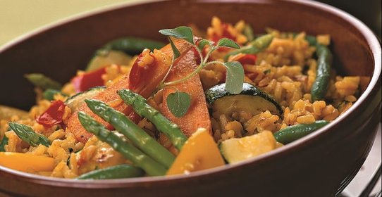 Паэлья вегетарианская