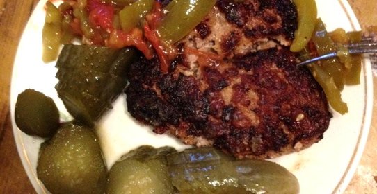 Котлеты из говядины, свинины и баранины