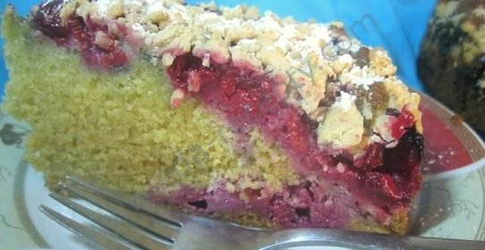 Простой вишневый пирог