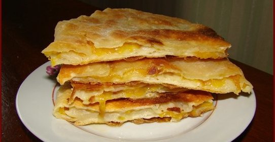 Плачинда с тыквой