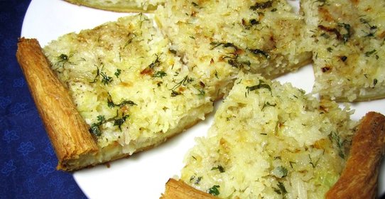 Пирог с минтаем