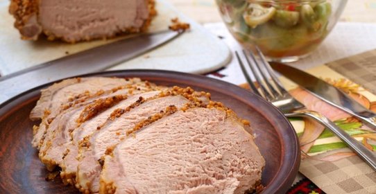 Буженина в горчичной шубке