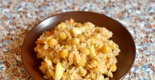 Вегетарианский плов с нутом