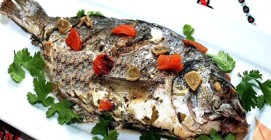 Дорада в фольге