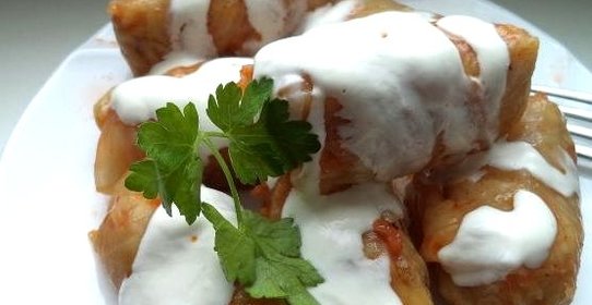 Голубцы из квашеной капусты