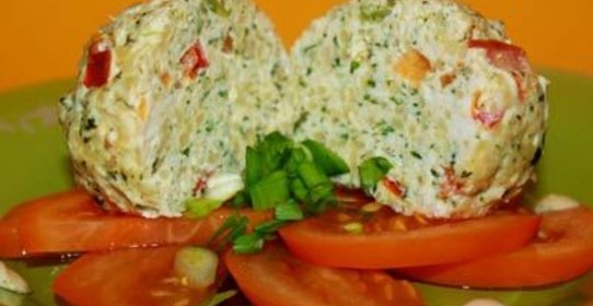 Тефтели паровые со шпинатом и томатом