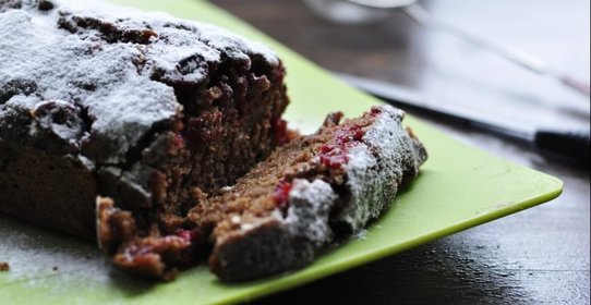 Кекс-манник с ягодами