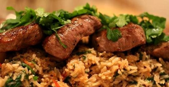 Плов с бараньими ребрышками