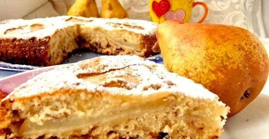Грушевый пирог по-итальянски