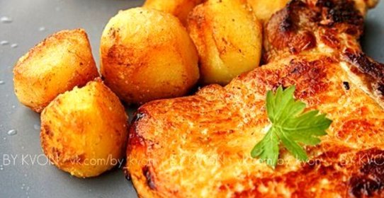 Острая свинина с молодым картофелем