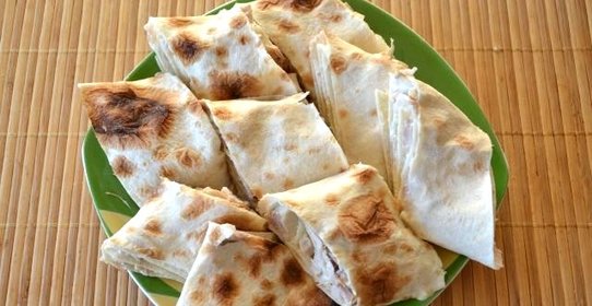 Закусочные рулетики из лаваша