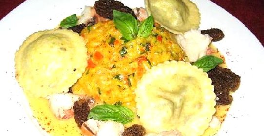 Ризотто с шафраном и лимоном