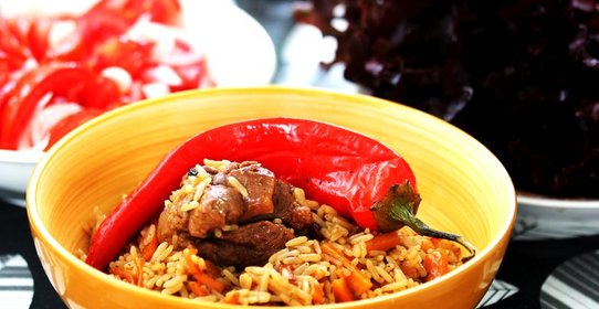 Плов с бараниной по‑узбекски