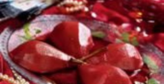 Груши в красном вине