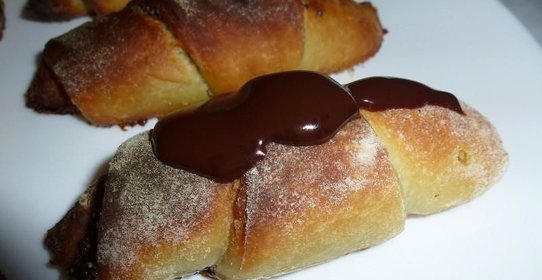 Рулетики с маком в шоколадной глазури