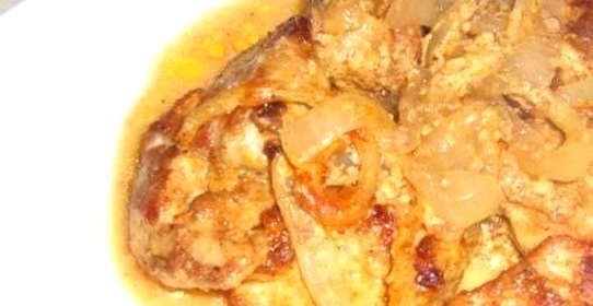 Свинина с дижонской горчицей запеченная в горшочках