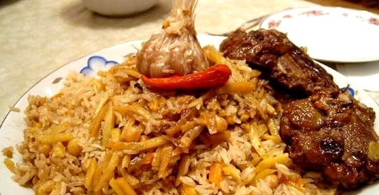 Плов из говядины с капустой