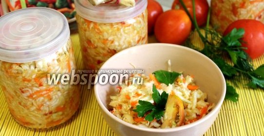 Салат из капусты с хреном на зиму