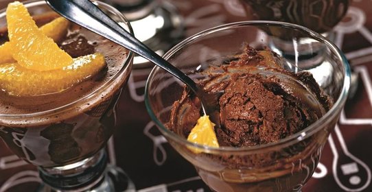 Шоколадно-апельсиновый мусс