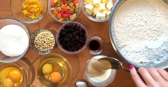 Итальянская паска Панеттоне, пасхальный кулич