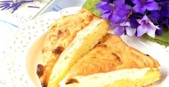 Диетический пирог с творогом