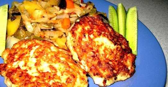 Рубленые котлеты из курицы