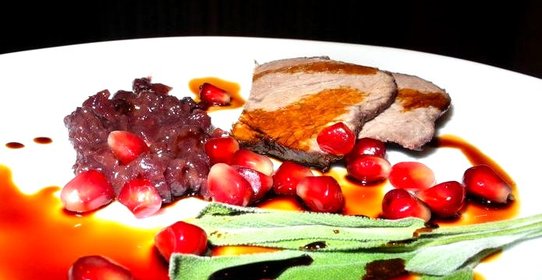 Говядина с гранатом