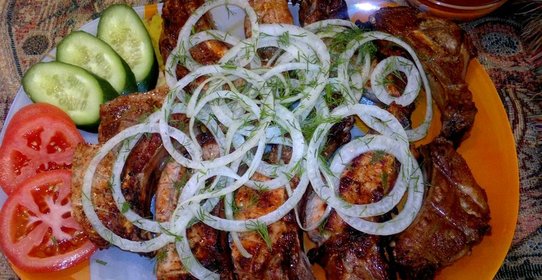 Шашлык из телятины по-армянски