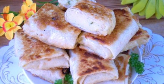 Лаваш с пюре