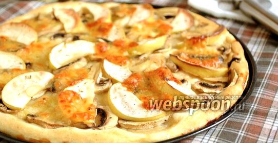 Пицца с шампиньонами