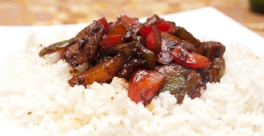 Свинина в кисло-сладком соусе