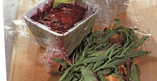 Свекла в винном желе