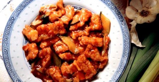 Свинина с розовым перцем и вермутом