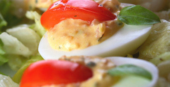 Яйца «мимоза»