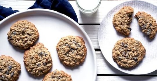 Овсяное печенье с изюмом