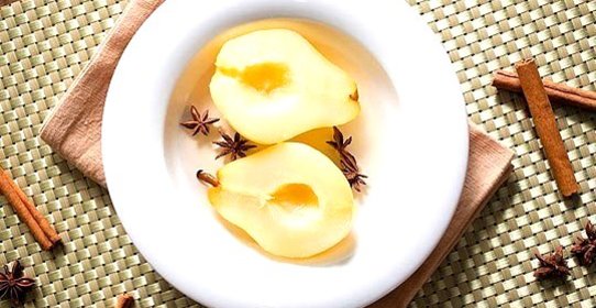 Пьяная груша со специями